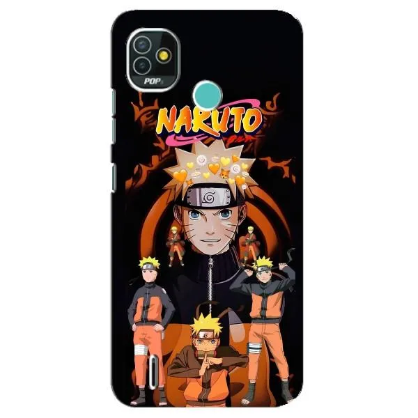 Чехол с принтом «Наруто из Аниме» для TECNO Pop 5 (BD2p)