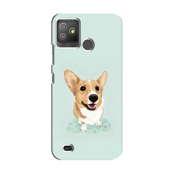 Чехол с принтом «Корги» для TECNO Pop 5 GO