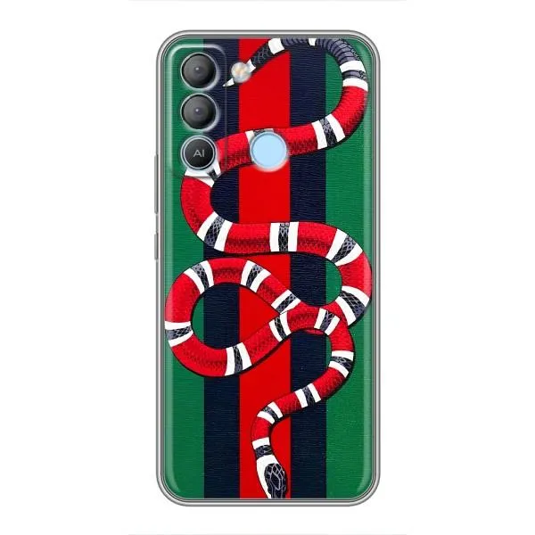 Чехол с принтом «Gucci змия» для TECNO Pop 5 LTE