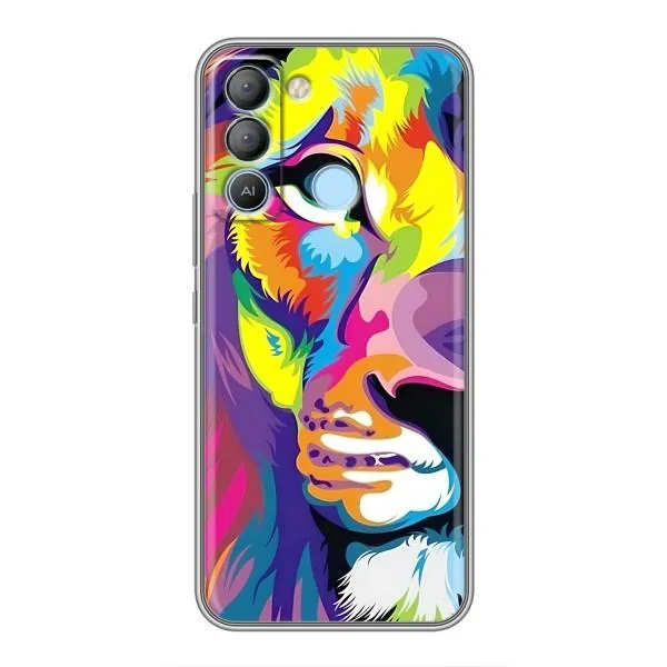 Чехол с принтом «Яркий Лев» для TECNO Pop 5 LTE Чехол с принтом «Яркий Лев» для TECNO Pop 5 LTE