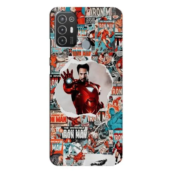 Чехол с принтом «Айронмен» для TECNO Pop 6 Pro (BE8)