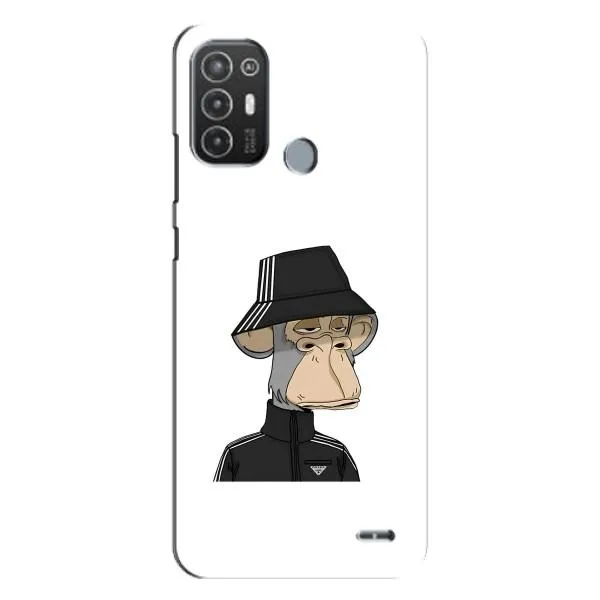 Чехол с принтом «обезьяна NFT Adidas» для TECNO Pop 6 Pro (BE8)