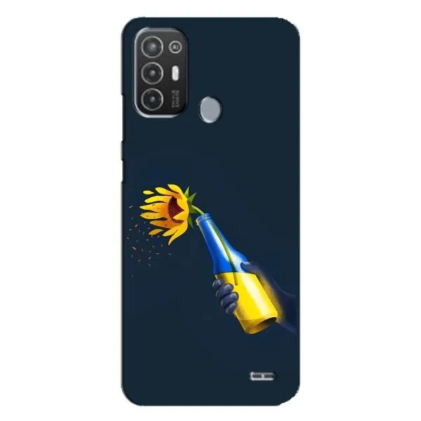 Чехол с принтом «Коктейль молотова» для TECNO Pop 6 Pro (BE8)