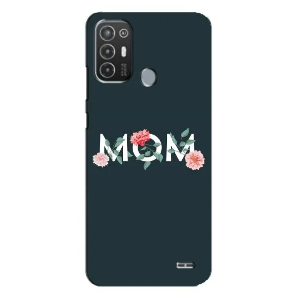 Чехол с принтом «Mom дизайн» для TECNO Pop 6 Pro (BE8)
