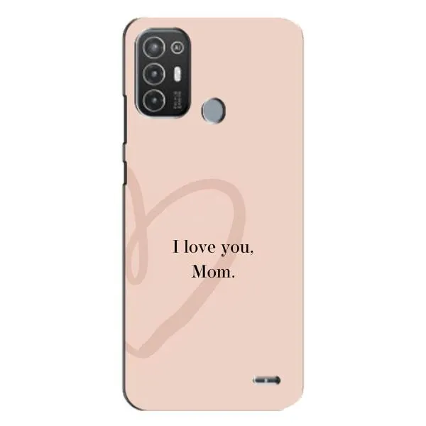 Чехол с принтом «Сердце маме» для TECNO Pop 6 Pro (BE8)