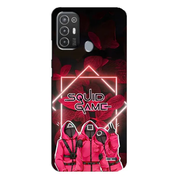 Чехол с принтом «Охранники Игра кальмара» для TECNO Pop 6 Pro (BE8)