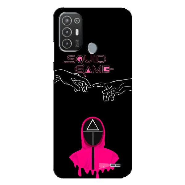 Чехол с принтом «Минимализм Игра кальмара» для TECNO Pop 6 Pro (BE8)