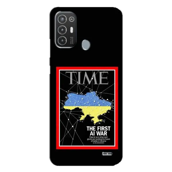 Чехол с принтом «TIME Ukraine» для TECNO Pop 6 Pro (BE8)