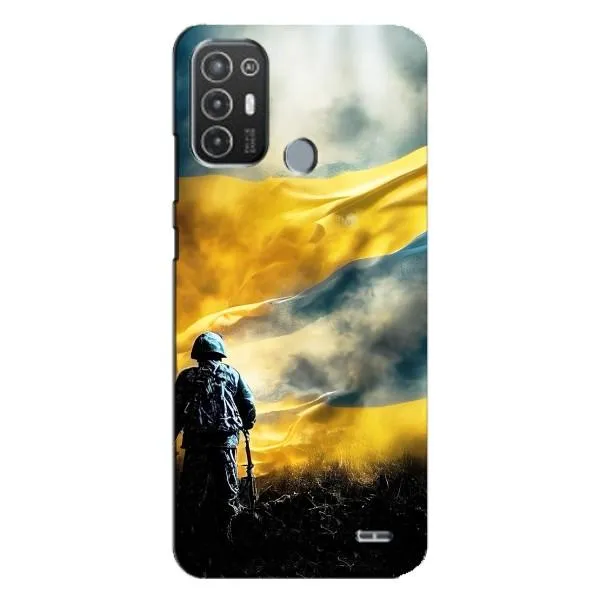 Чехол с принтом «Война» для TECNO Pop 6 Pro (BE8)