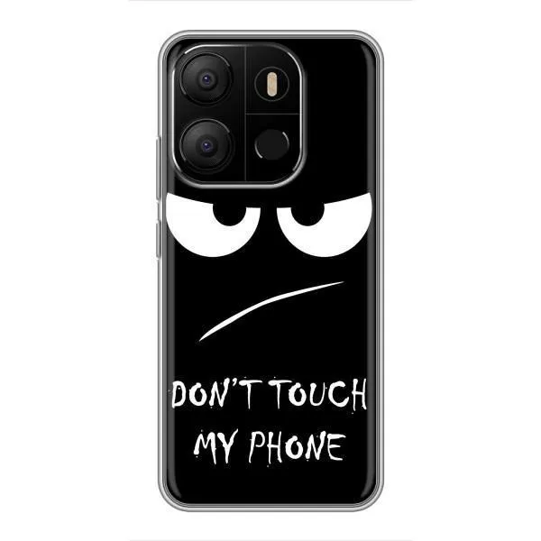 Чохол з принтом «Dont Touch» для TECNO Pop 7 Pro