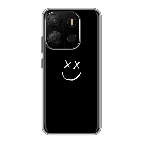 Чохол з принтом «Смайл» для TECNO Pop 7 Pro
