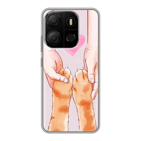 Чехол с принтом «Любовь к котикам» для TECNO Pop 7 Pro Чехол с принтом «Любовь к котикам» для TECNO Pop 7 Pro