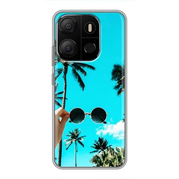 Чехол с принтом «Взгляд лето» для TECNO Pop 7 Pro
