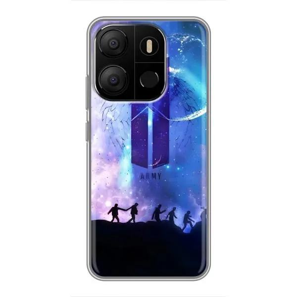 Чехол с принтом «Army BTS» для TECNO Pop 7