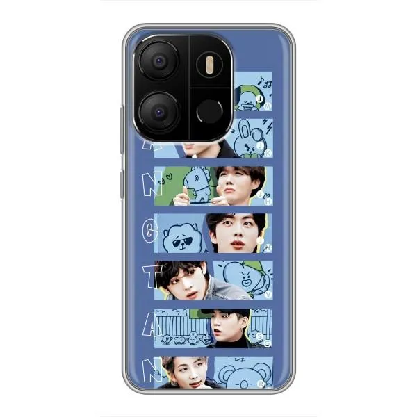 Чехол с принтом «Bangtan» для TECNO Pop 7
