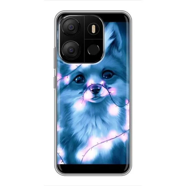 Чехол с принтом «Яркая лисичка» для TECNO Pop 7 Чехол с принтом «Яркая лисичка» для TECNO Pop 7