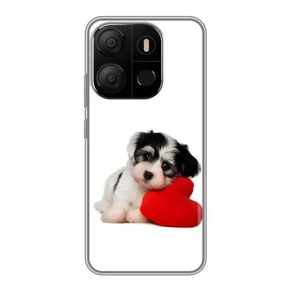 Чехол с принтом «Песик» для TECNO Pop 7
