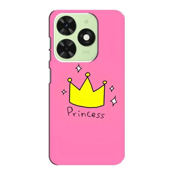 Чехол с принтом «Princess» для TECNO Pop 8 Чехол с принтом «Princess» для TECNO Pop 8