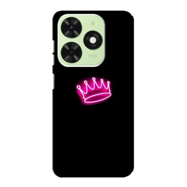 Чехол с принтом «Яркая корона» для TECNO Pop 8