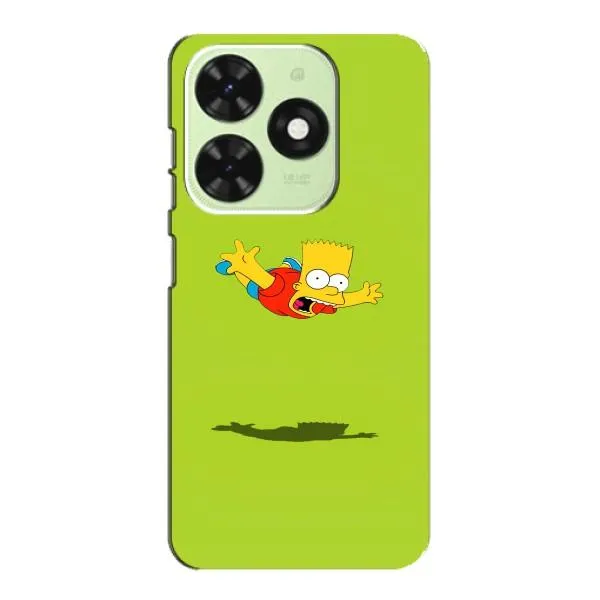 Чехол с принтом «Барт Симпсон» для TECNO Pop 8 Чехол с принтом «Барт Симпсон» для TECNO Pop 8