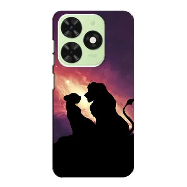 Чехол с принтом «Силуэт Симба и Налу» для TECNO Pop 8 Чехол с принтом «Силуэт Симба и Налу» для TECNO Pop 8