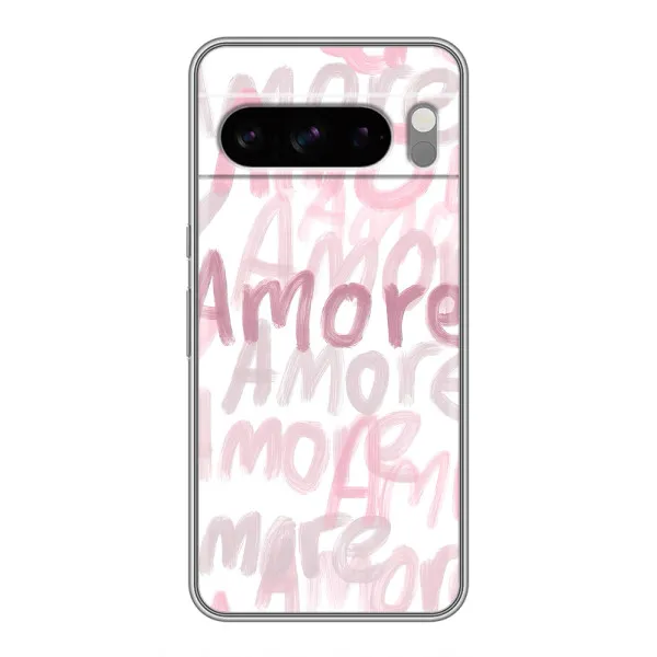 Чехол с принтом «Аморе любовь» для TECNO Pop X