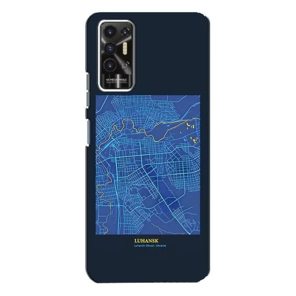 Чехол с принтом «Гуганск» для TECNO Pova 2 (LE7n)