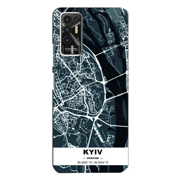 Чехол с принтом «Киев» для TECNO Pova 2 (LE7n)
