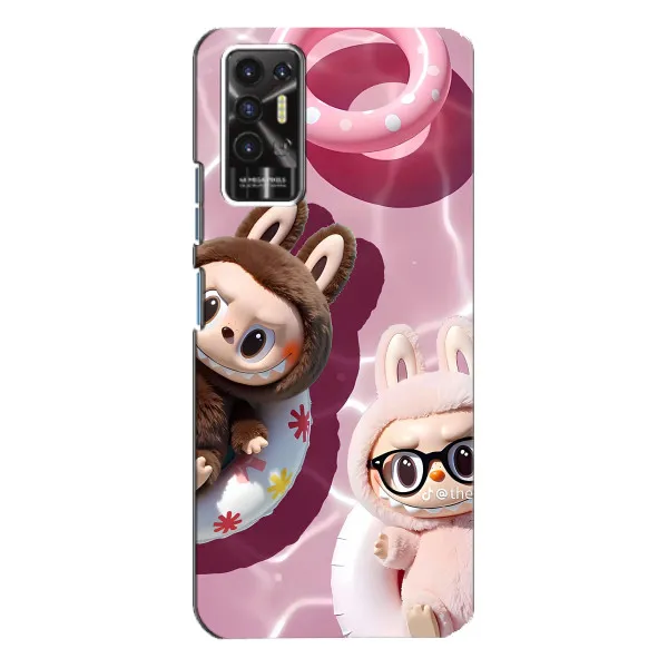 Чехол с принтом «Игрушка Лабубу» для TECNO Pova 2 (LE7n)