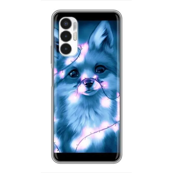 Чехол с принтом «Яркая лисичка» для TECNO POVA 3 (LF7n)
