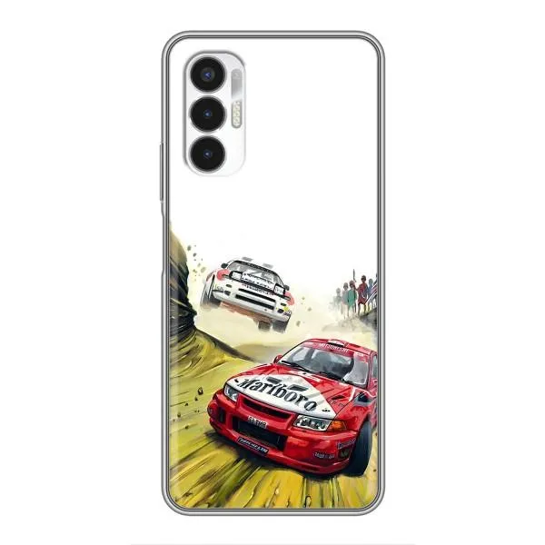 Чехол с принтом «Гоночные Тачки» для TECNO POVA 3 (LF7n)