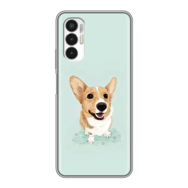 Чехол с принтом «Корги» для TECNO POVA 3 (LF7n) Чехол с принтом «Корги» для TECNO POVA 3 (LF7n)