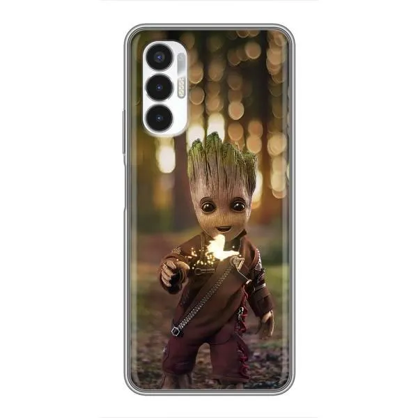 Чехол с принтом «I am Groot» для TECNO POVA 3 (LF7n)