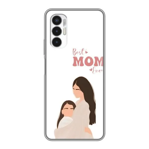 Чехол с принтом «Мама и дочка» для TECNO POVA 3 (LF7n)