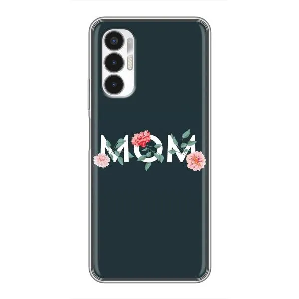 Чехол с принтом «Mom дизайн» для TECNO POVA 3 (LF7n)