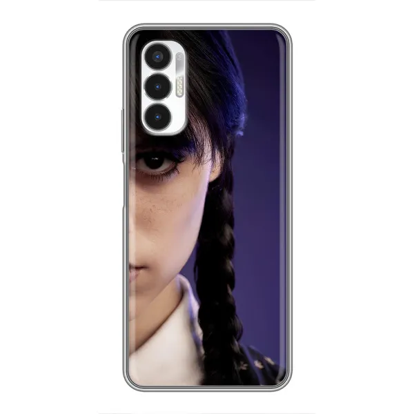 Чехол с принтом «Загадочный взгляд Уэнздей» для TECNO POVA 3 (LF7n) Чехол с принтом «Загадочный взгляд Уэнздей» для TECNO POVA 3 (LF7n)
