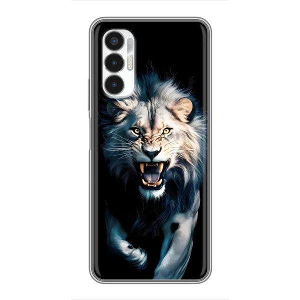 Чехол с принтом «Лев в темноте» для TECNO POVA 3 (LF7n)