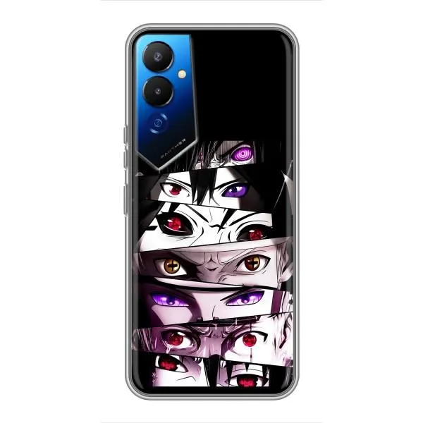 Чехол с принтом «Глаза Anime» для TECNO POVA 4 (LG7n)