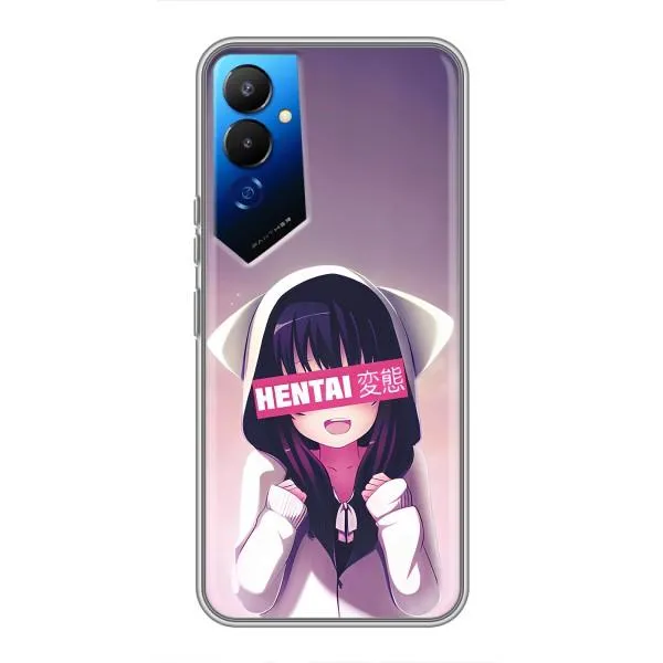 Чехол с принтом «Hentai chan» для TECNO POVA 4 (LG7n)