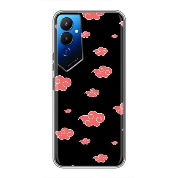 Чехол с принтом «Тучки Аниме» для TECNO POVA 4 (LG7n)