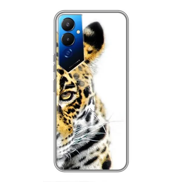 Чехол с принтом «Леопард» для TECNO POVA 4 (LG7n)