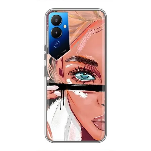 Чехол с принтом «Макияж» для TECNO POVA 4 (LG7n) Чехол с принтом «Макияж» для TECNO POVA 4 (LG7n)