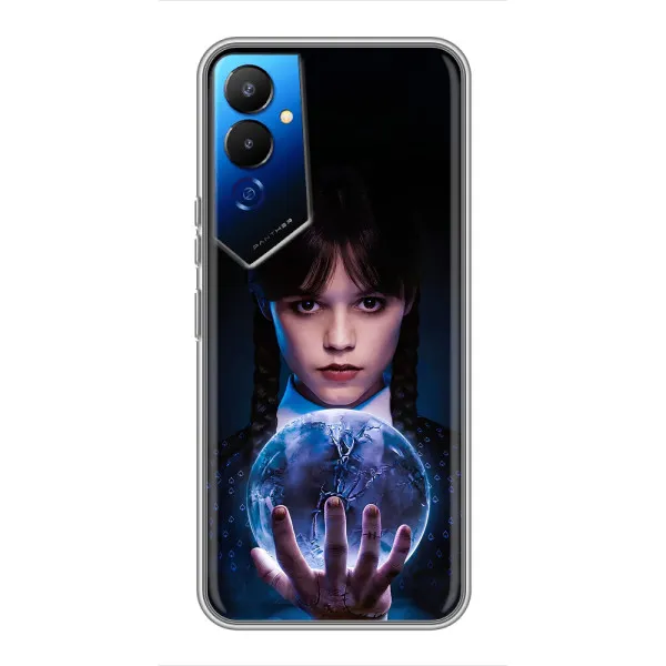 Чехол с принтом «Магическая сфера Уэнздей» для TECNO POVA 4 (LG7n) Чехол с принтом «Магическая сфера Уэнздей» для TECNO POVA 4 (LG7n)