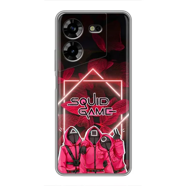 Чехол с принтом «Охранники Игра кальмара» для TECNO POVA 5 (LG7n)