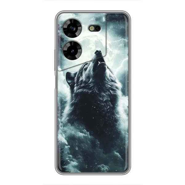 Чехол с принтом «Волк в облаках» для TECNO POVA 5 (LG7n) Чехол с принтом «Волк в облаках» для TECNO POVA 5 (LG7n)
