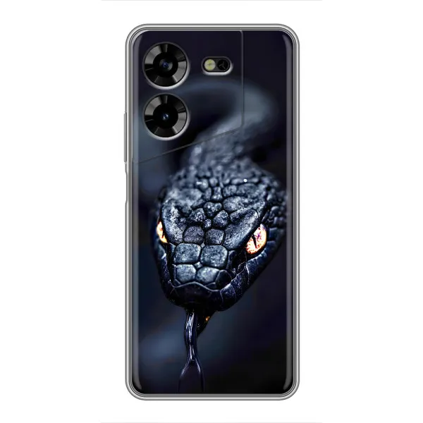 Чехол с принтом «Черная змея» для TECNO POVA 5 (LG7n) Чехол с принтом «Черная змея» для TECNO POVA 5 (LG7n)