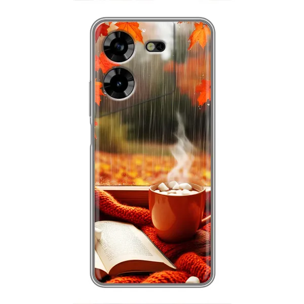 Чехол с принтом «Кофе и дождь» для TECNO POVA 5 (LG7n) Чехол с принтом «Кофе и дождь» для TECNO POVA 5 (LG7n)