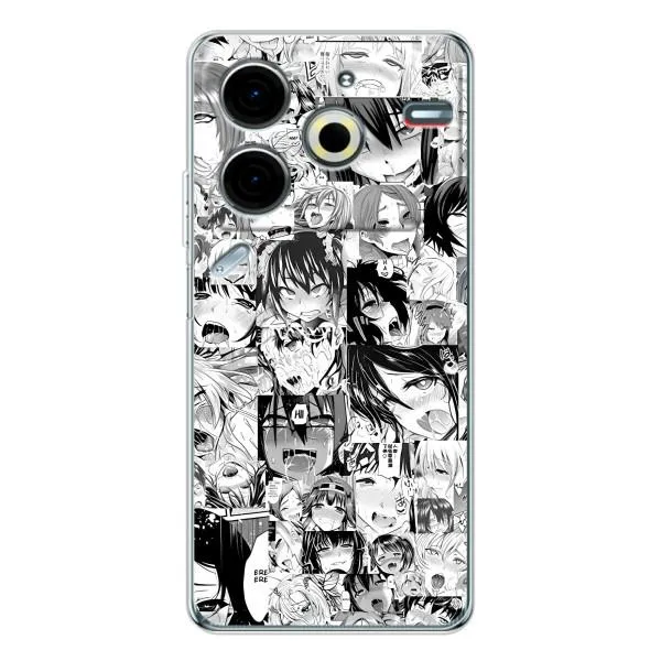 Чехол с принтом «Ahegao manga» для TECNO Pova 6 Neo 5G Чехол с принтом «Ahegao manga» для TECNO Pova 6 Neo 5G