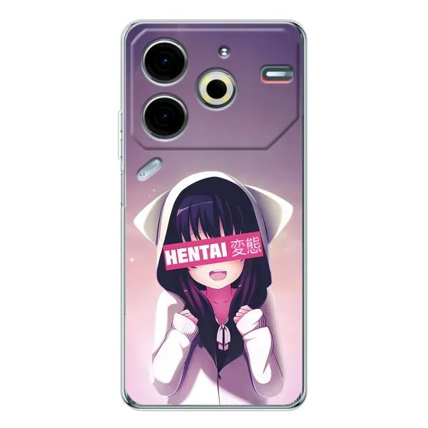 Чехол с принтом «Hentai chan» для TECNO Pova 6 Neo 5G Чехол с принтом «Hentai chan» для TECNO Pova 6 Neo 5G