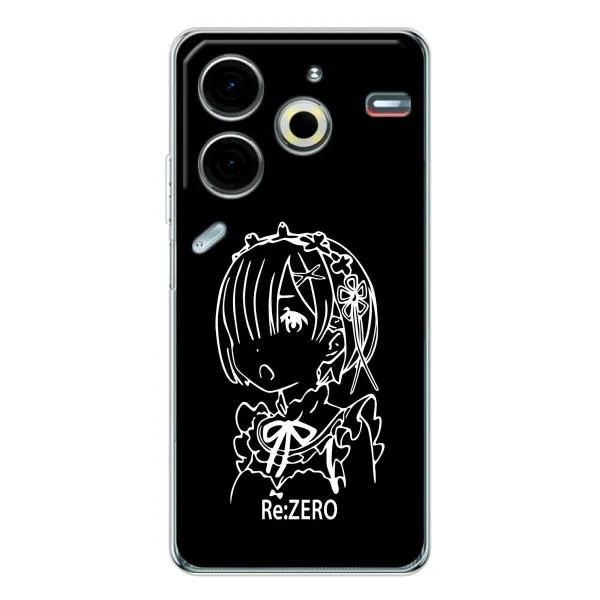 Чехол с принтом «Re: Zero» для TECNO Pova 6 Neo 5G Чехол с принтом «Re: Zero» для TECNO Pova 6 Neo 5G